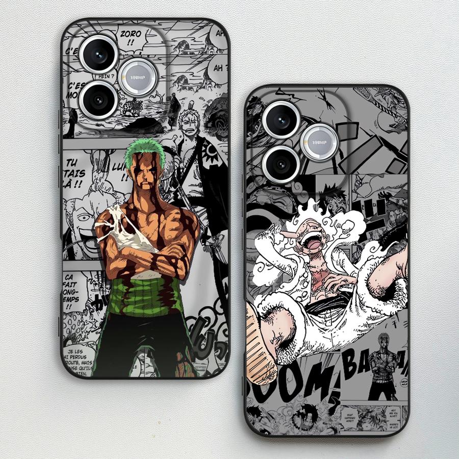 Phone Case Anime - เคสโทรศัพท์ลายอนิเมะวันพีซ ลูฟี่ ซ-โซโร สำหรับ Honor 400