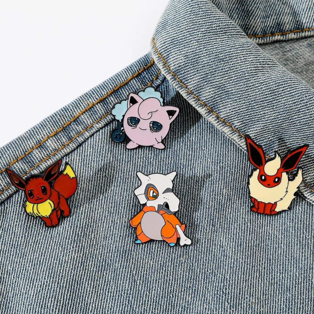 Enamel Pin Set - เข็มกลัดการ์ตูน 4 ชิ้น ลายฟลาเรียน จิ๊กลีพัฟฟ์ น่ารัก