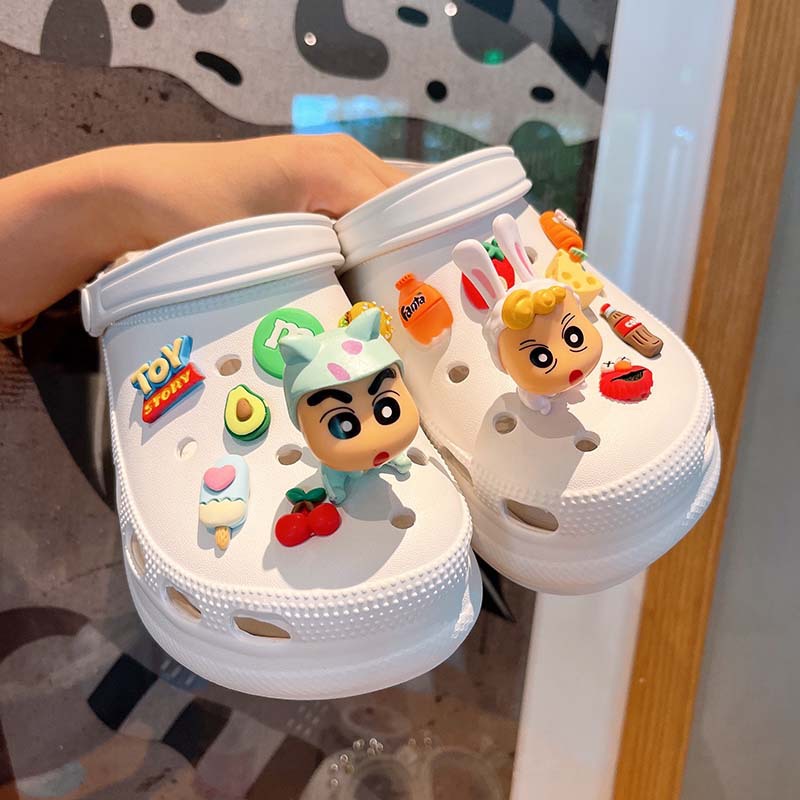 Premium Anime Merchandise - สินค้าขายดี ชาร์มรองเท้า PVC ลายการ์ตูนลูกสุนัข 3D ขนาดใหญ่