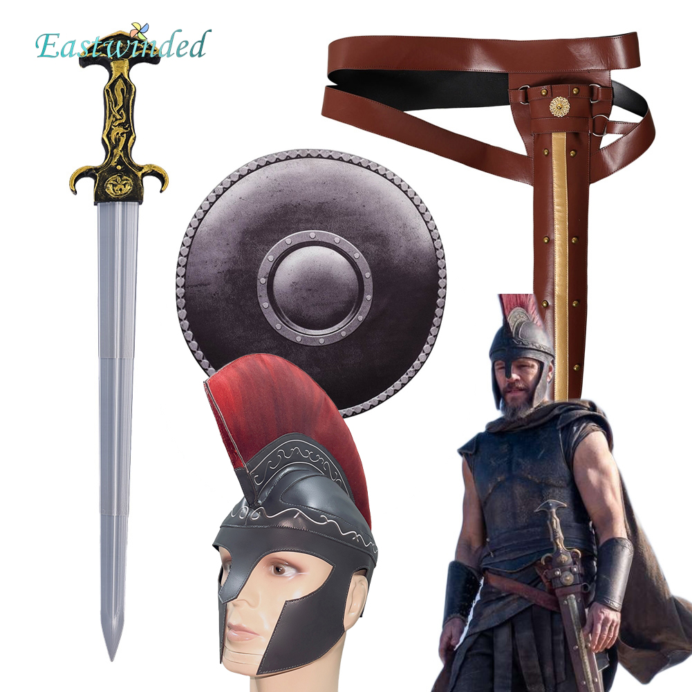 Cosplay Prop Sword - อุปกรณ์คอสเพลย์โอดิสซีอุส ปลอกดาบ ดาบ ปีศาจ โล่ หมวกกันน็อค