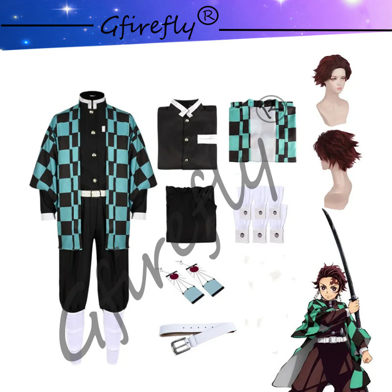 Kamado Tanjiriou ชุดยูนิฟอร์มห - Cosplay Prop Sword บทวิจารณ์และราคา