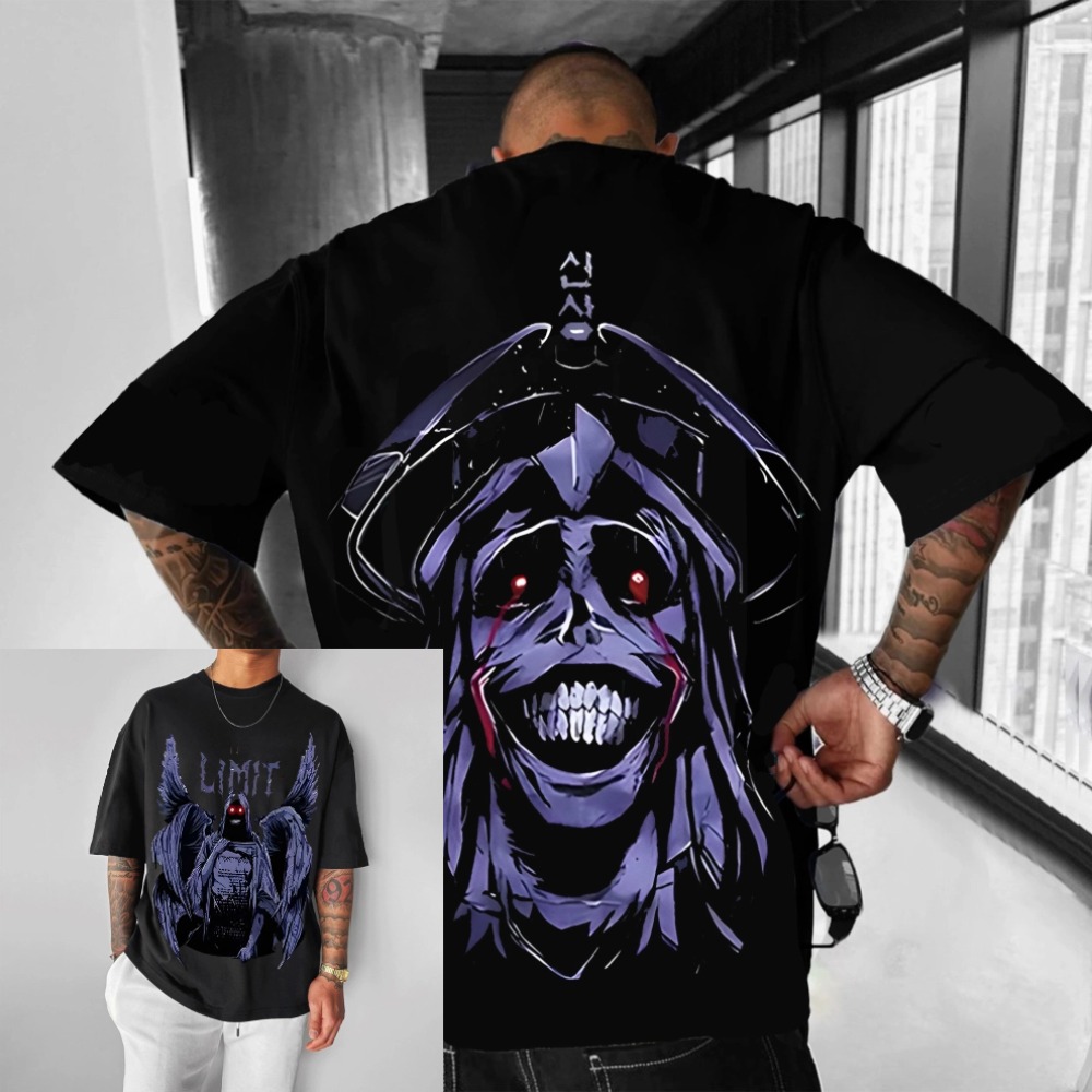 เสื้อยืดโอเวอร์ไซส์ลายอนิเมะ S - Anime Merchandise Shop บทวิจารณ์และราคา