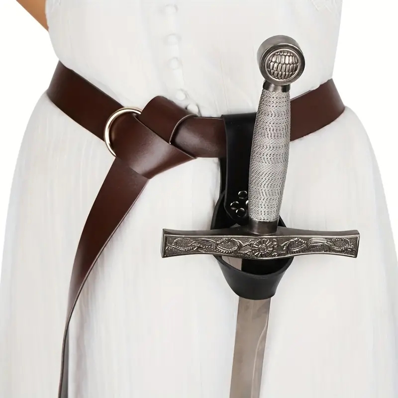 เข็มขัดหนังสไตล์ไวกิ้งย้อนยุค  - Cosplay Prop Sword บทวิจารณ์และราคา