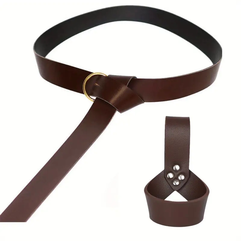 เข็มขัดหนังสไตล์ไวกิ้งย้อนยุค  - Cosplay Prop Sword บทวิจารณ์และราคา