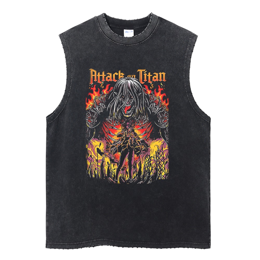 เสื้อกล้ามออกกำลังกายผู้ชายลาย - Anime Merchandise Shop บทวิจารณ์และราคา