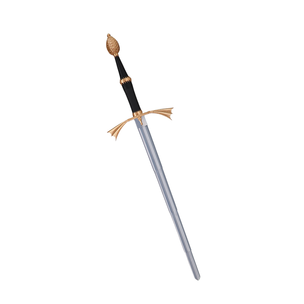 ดาบพลาสติกสีเงินแบบพับได้สำหรั - Cosplay Prop Sword บทวิจารณ์และราคา