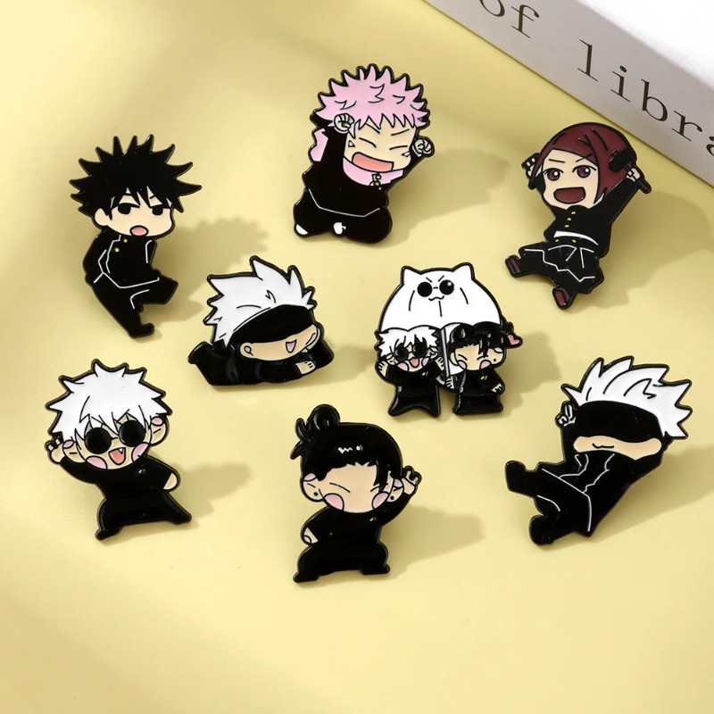 ชุดเข็มกลัดเคลือบลายการ์ตูนอนิ - Enamel Pin Set บทวิจารณ์และราคา