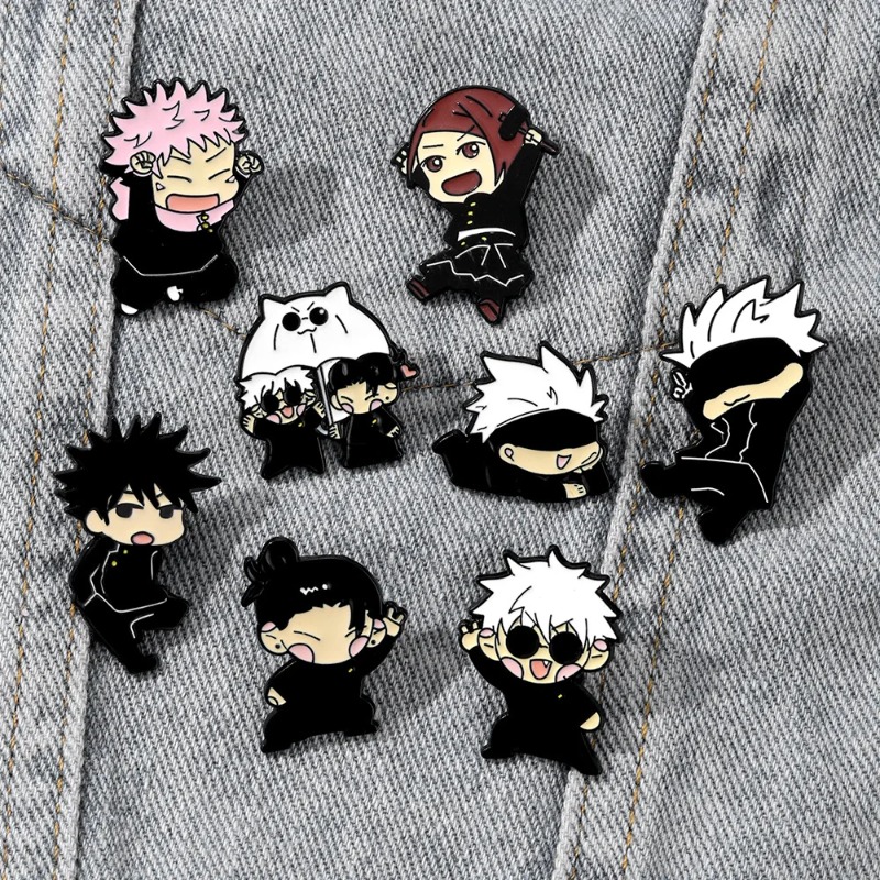 ชุดเข็มกลัดเคลือบลายการ์ตูนอนิ - Enamel Pin Set บทวิจารณ์และราคา