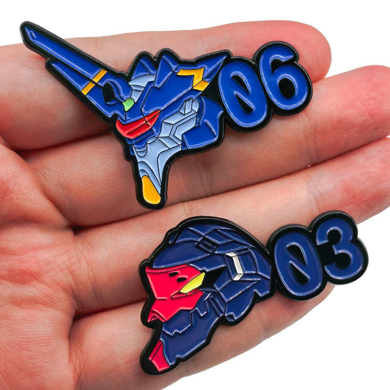 เข็มกลัดโลหะรูปหุ่นยนต์ Evange - Evangelion Anime Merchandise บทวิจารณ์และราคา